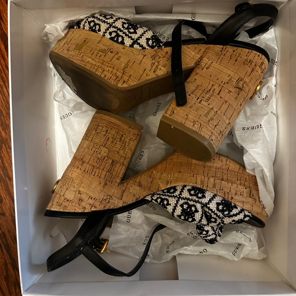 Guess platforms - size 7. Excellent condition worn twice.